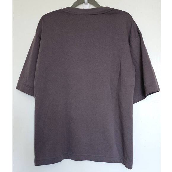 Uniqlo AIRism Cotton Blend Crew Neck Half-Sleeve Tee T-Shirt M - Picture 2 of 8